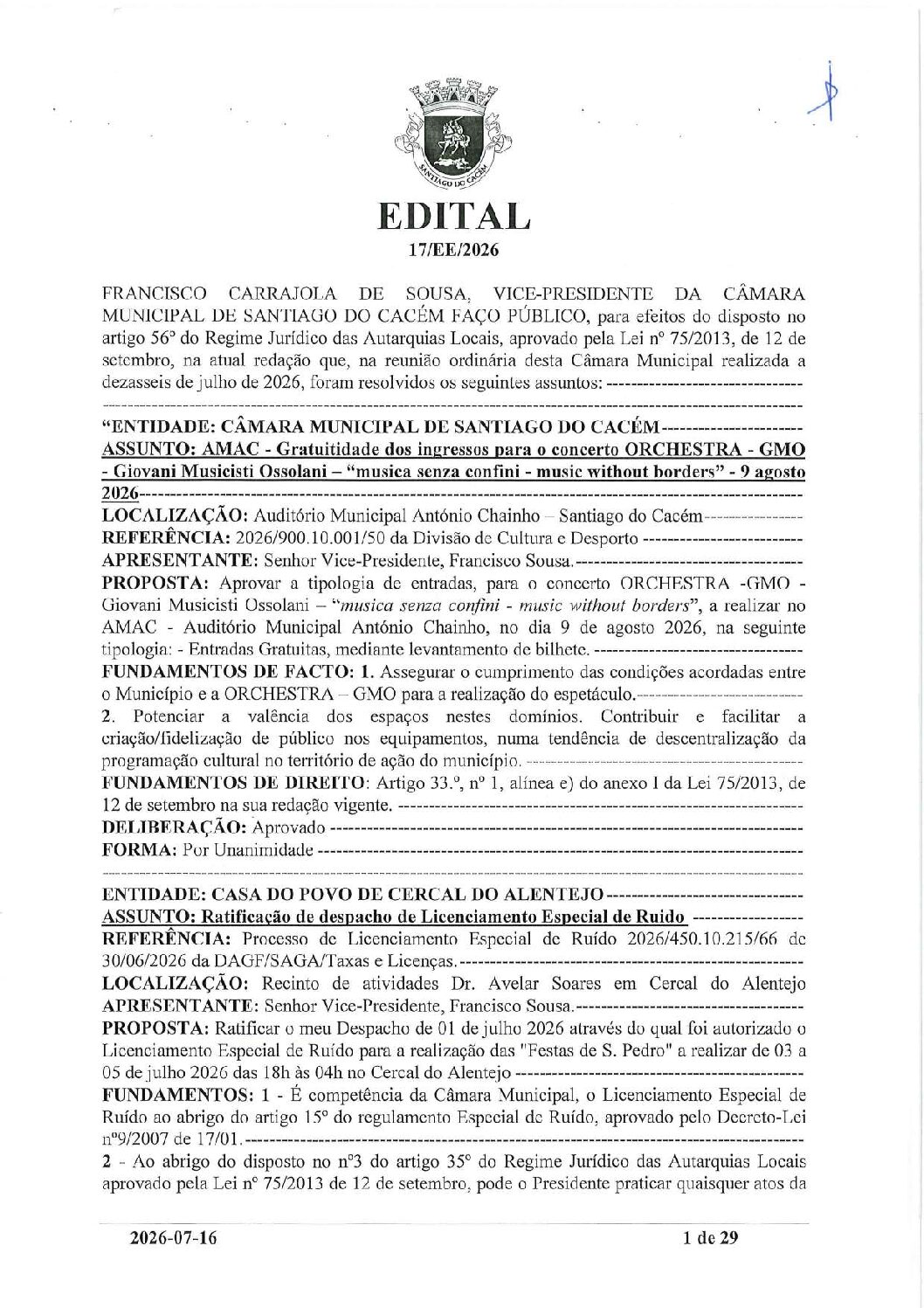 17 Edital N.º 17 CM 16 de julho de 2026_