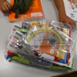entrega de material escolar