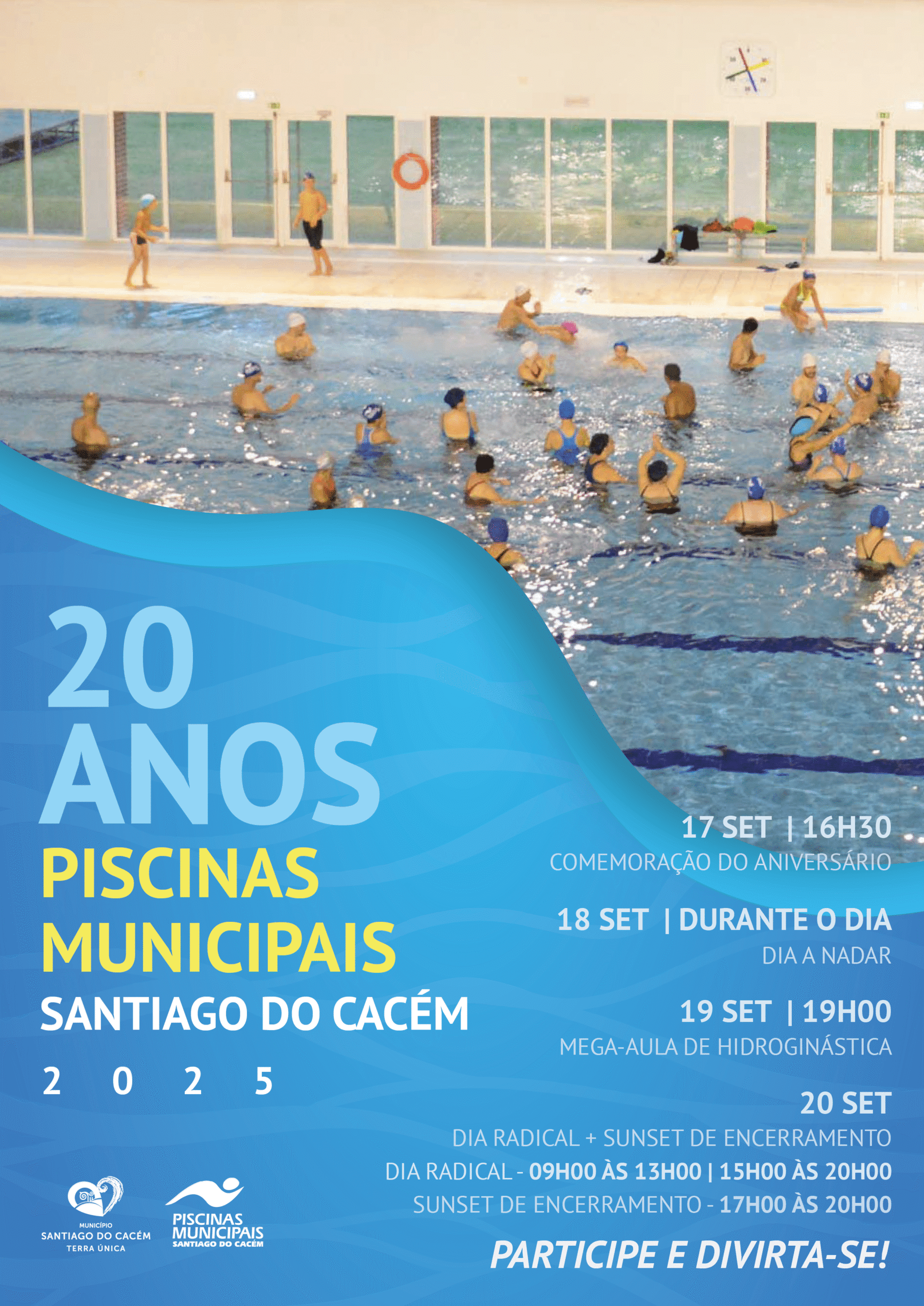20 anos das Piscinas Municipais