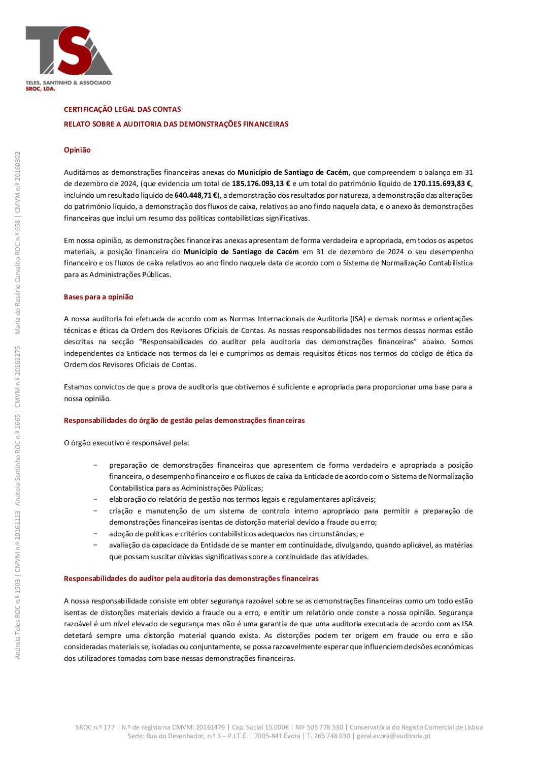 30 – Certificação Legal de Contas 2024