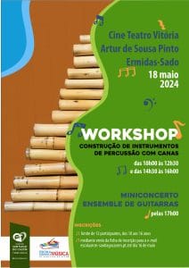 Workshop Construção de Instrumentos de Percussão com Canas