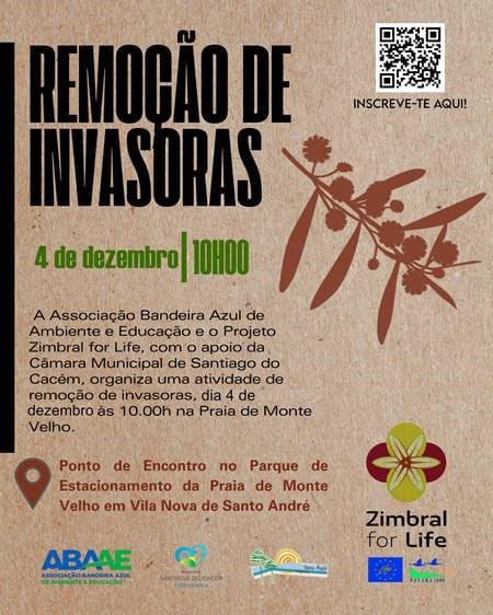 Ação de voluntariado para remoção de acácias