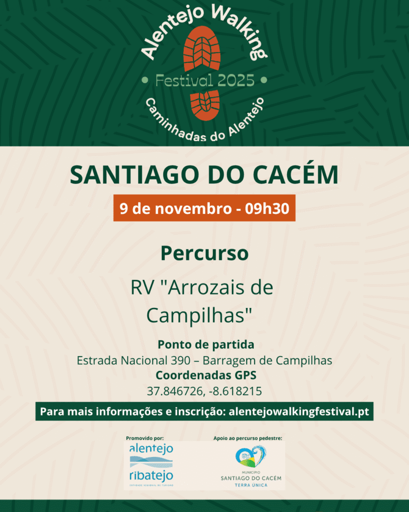 Alentejo Walking Festival 2025 – Santiago do Cacém