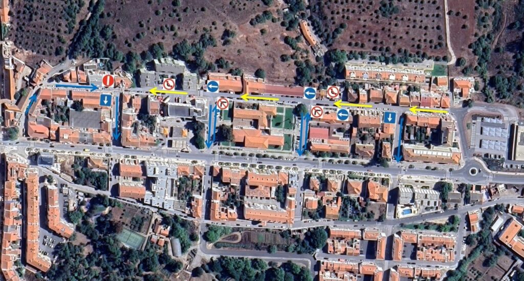 Alteração de trânsito rua ramos da costa