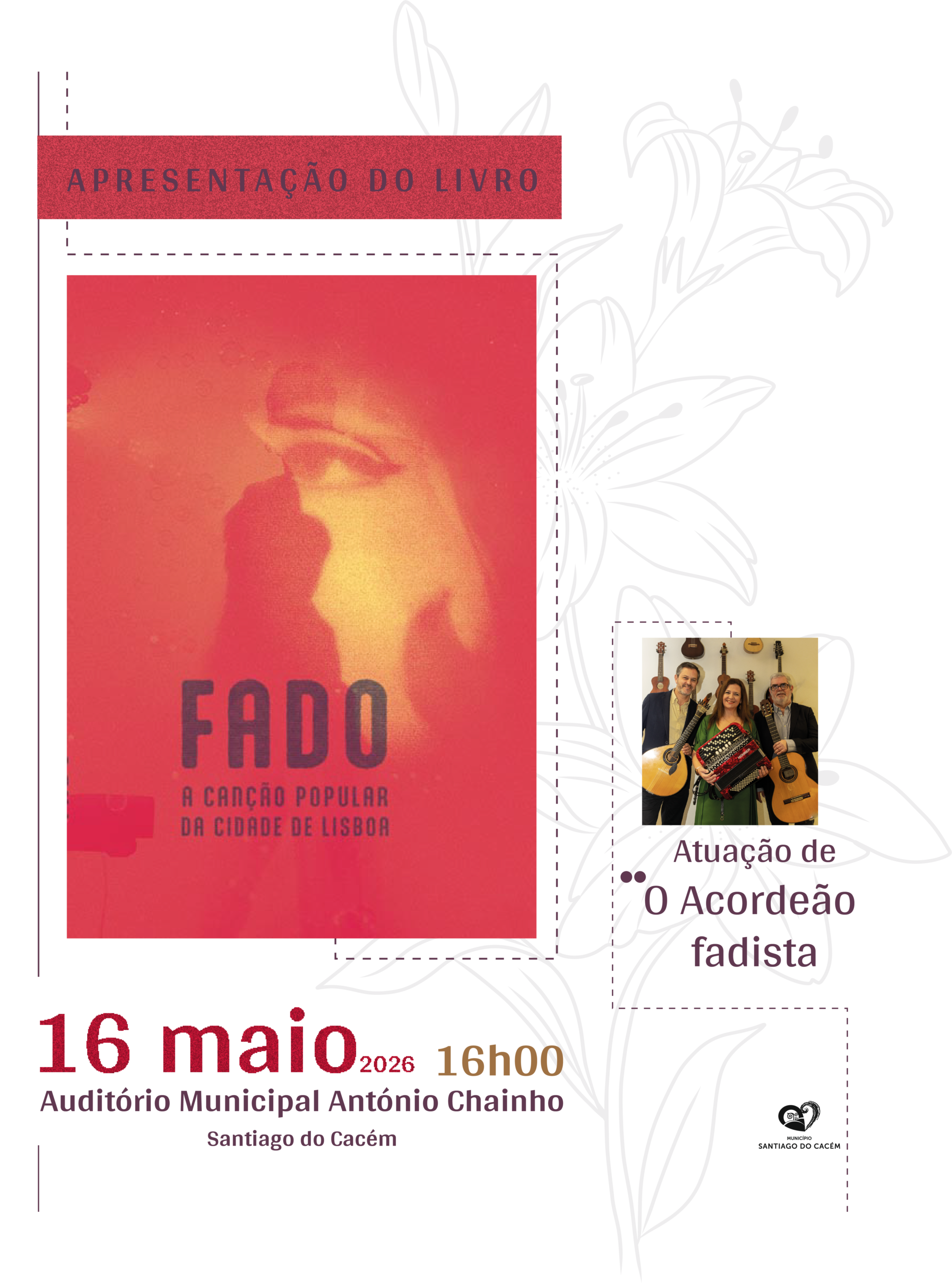 Apresentação de livro Fado a canção popular de Lisboa_Redes sociais
