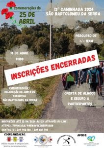 CAMINHADA SÃO BARTOLOMEU_INSCRIÇÕES ENCERRADAS