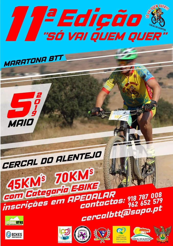 Cartaz BTT Só vai quem quer – Cercal