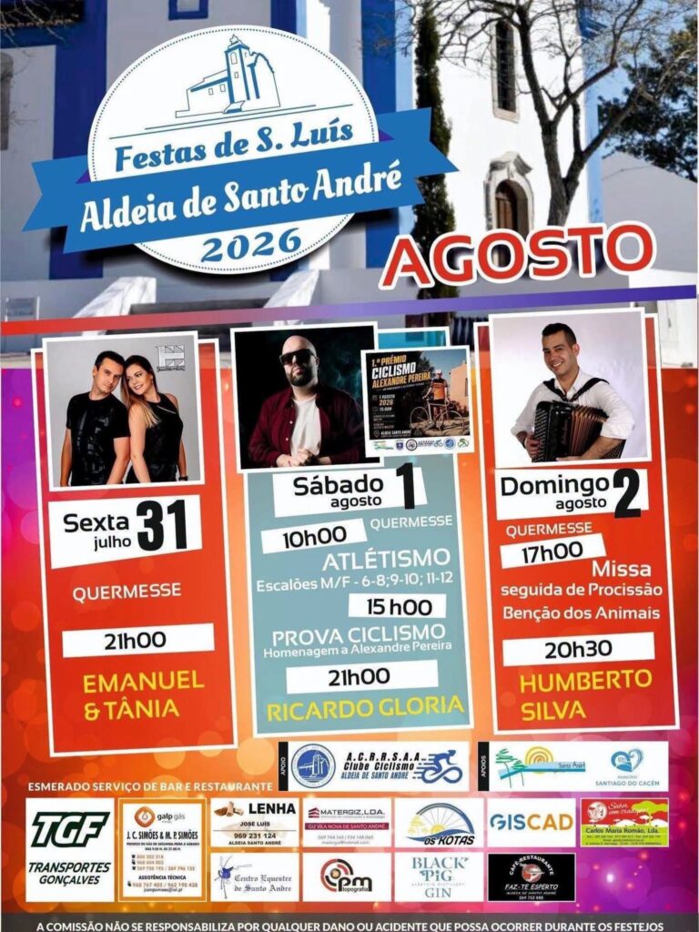 Cartaz Festas de São Luís