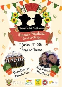 Cartaz Marchas no Cercal do Alentejo