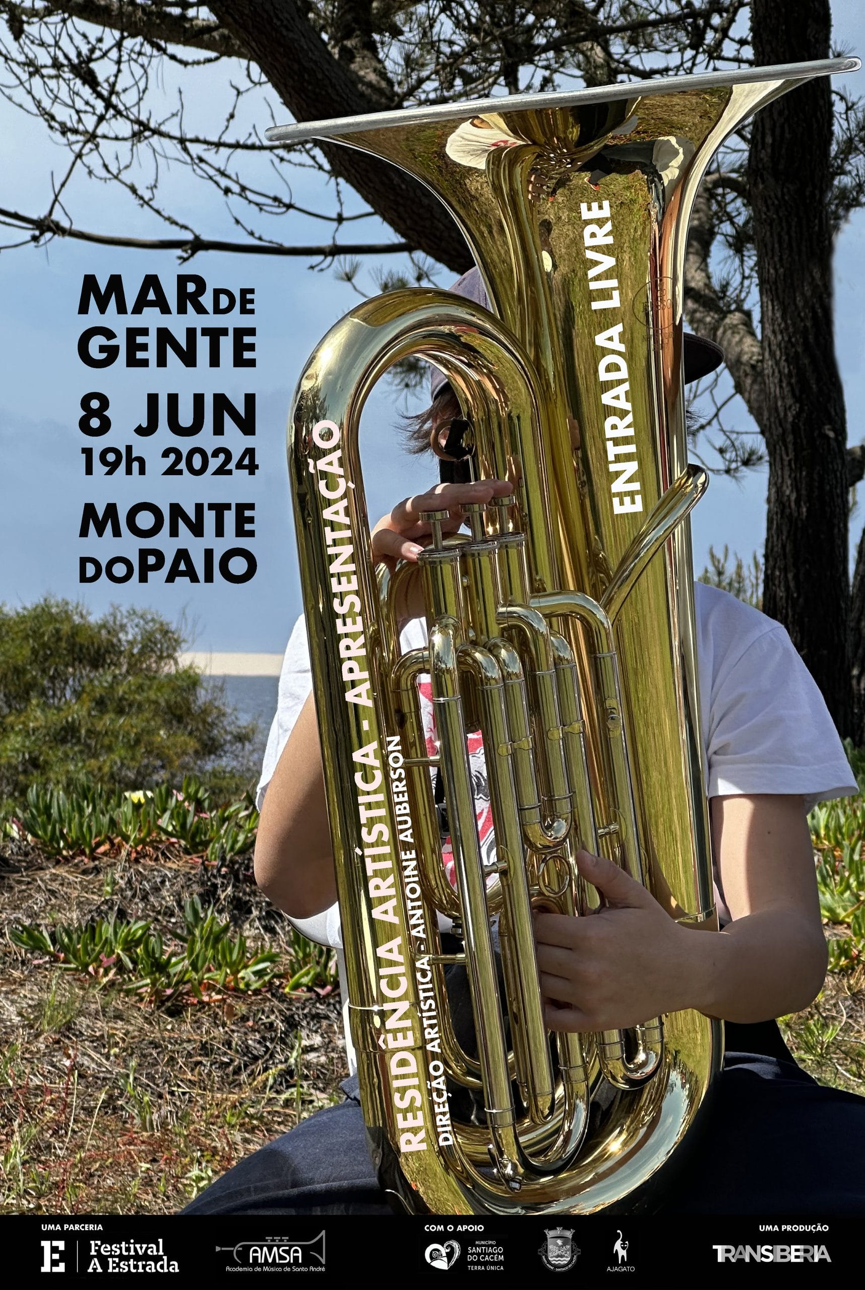 Cartaz Residência Artística Mar de Gente