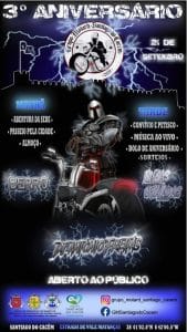 Cartaz aniversário Grupo Motar de santiago do Cacém