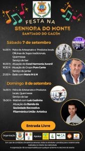 Cartaz da festa Senhora do monte 2024