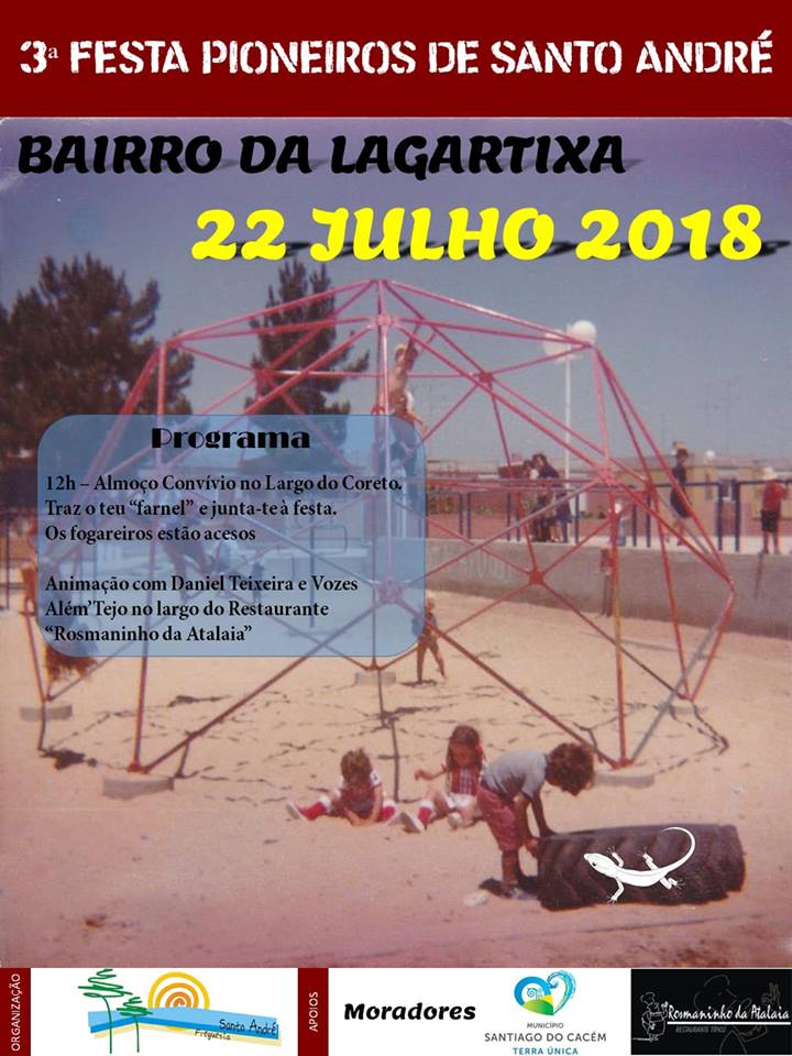 Cartaz festa dos pioneiros