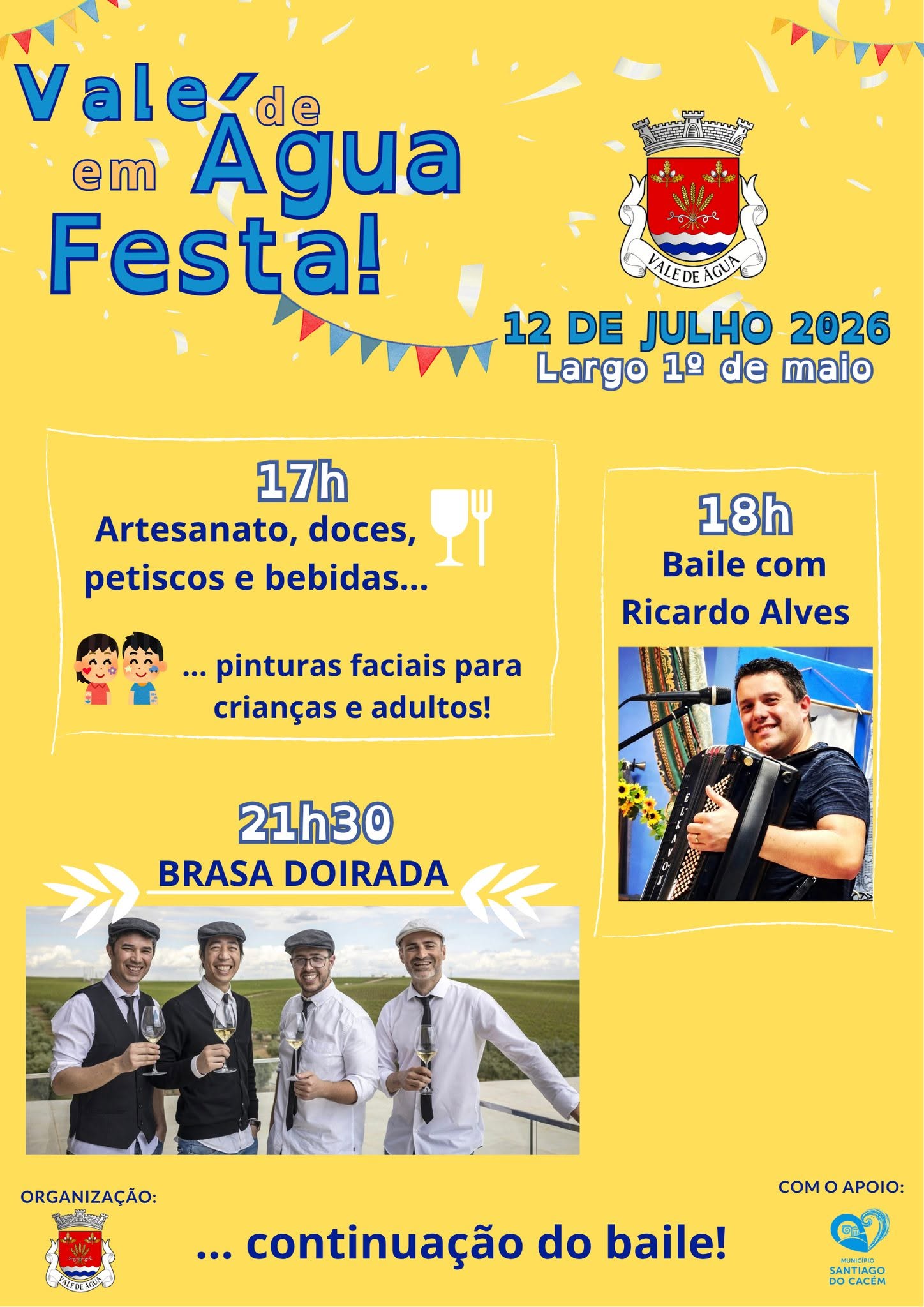 Comemorações elevação a freguesia