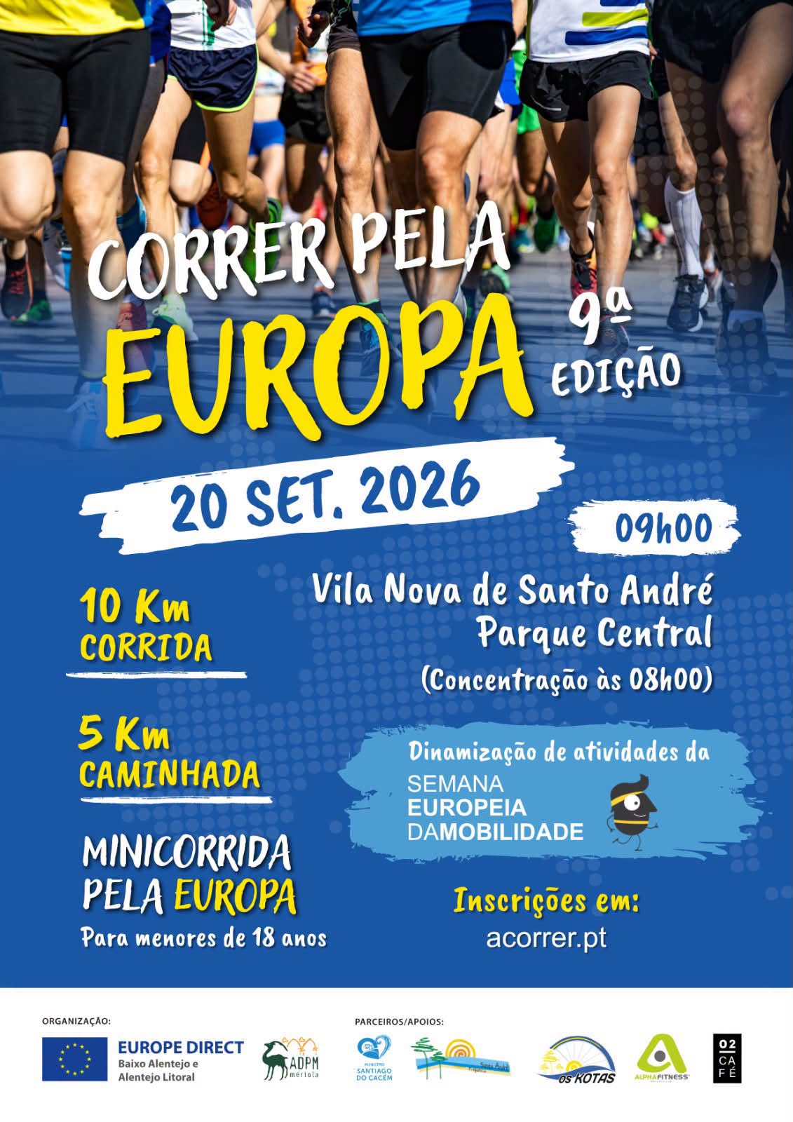 Correr pela Europa