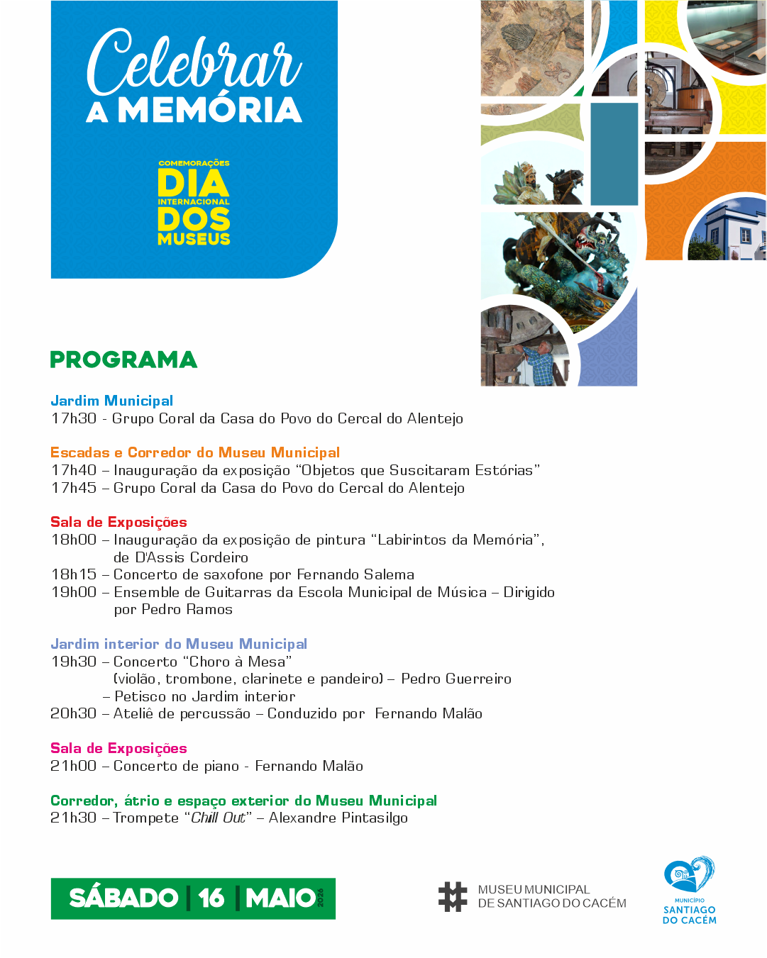 Comemorações do Dia Internacional dos Museus
