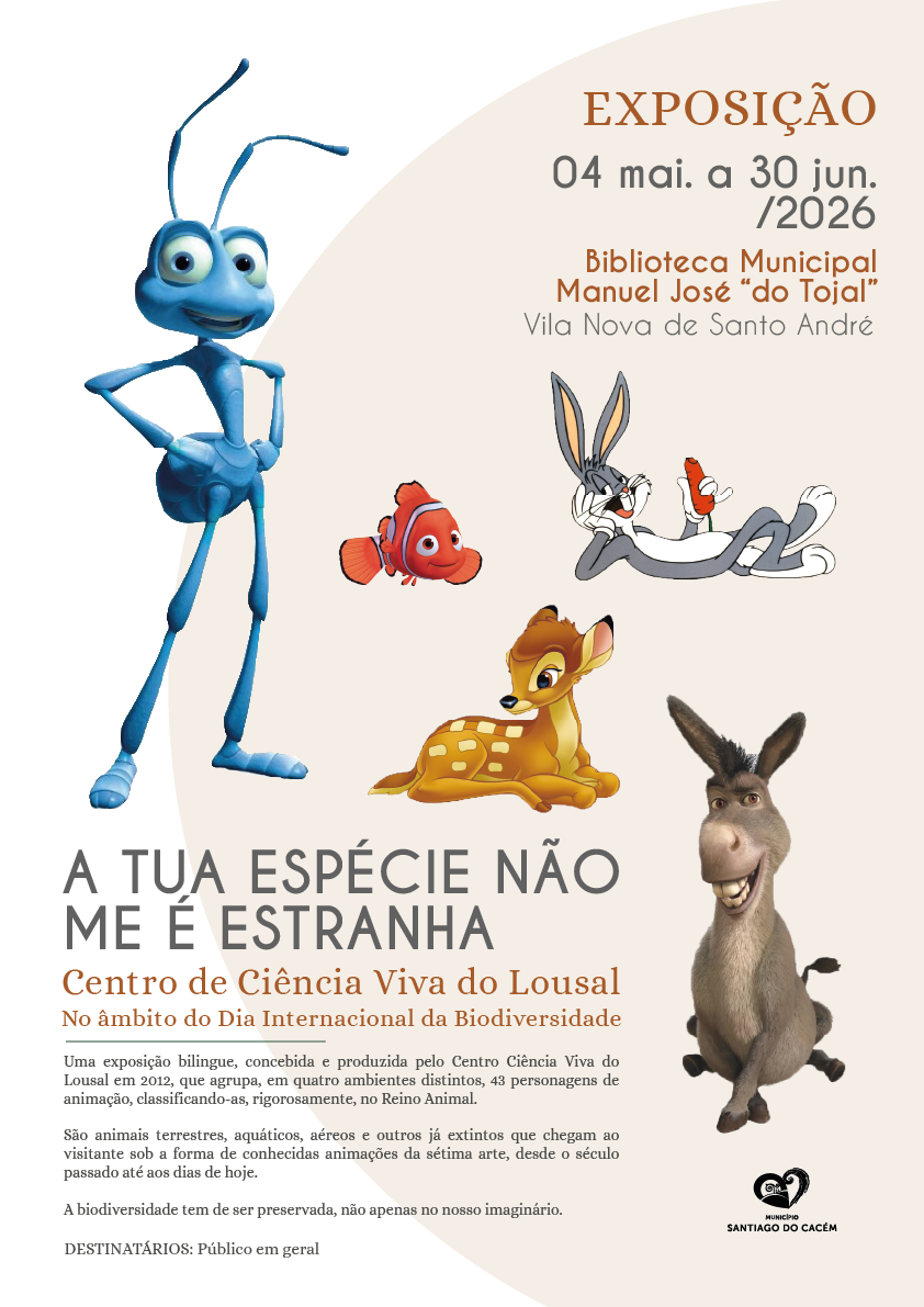 Exposição A tua espécie não me é estranha