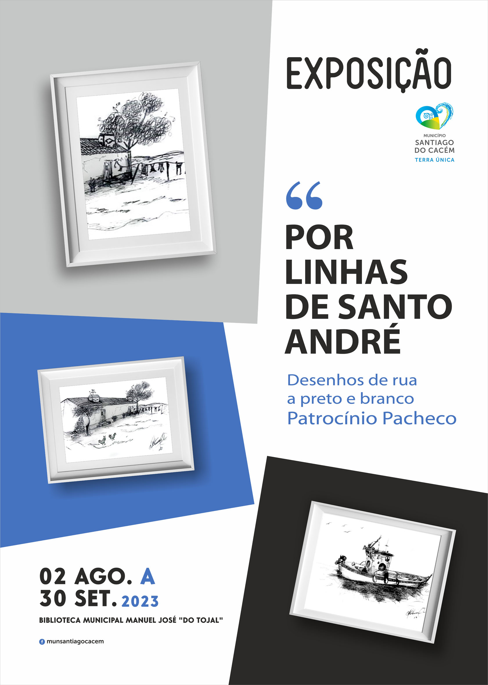 exposição Por Linhas de Santo André