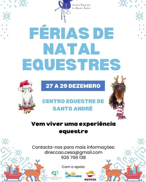 Férias de Natal Centro Equestre Férias de Natal Centro Equestre