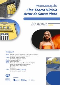 Programa da inauguração do cine teatro Vitória