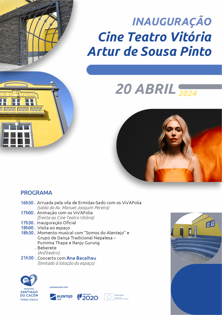 Programa da inauguração do cine teatro Vitória