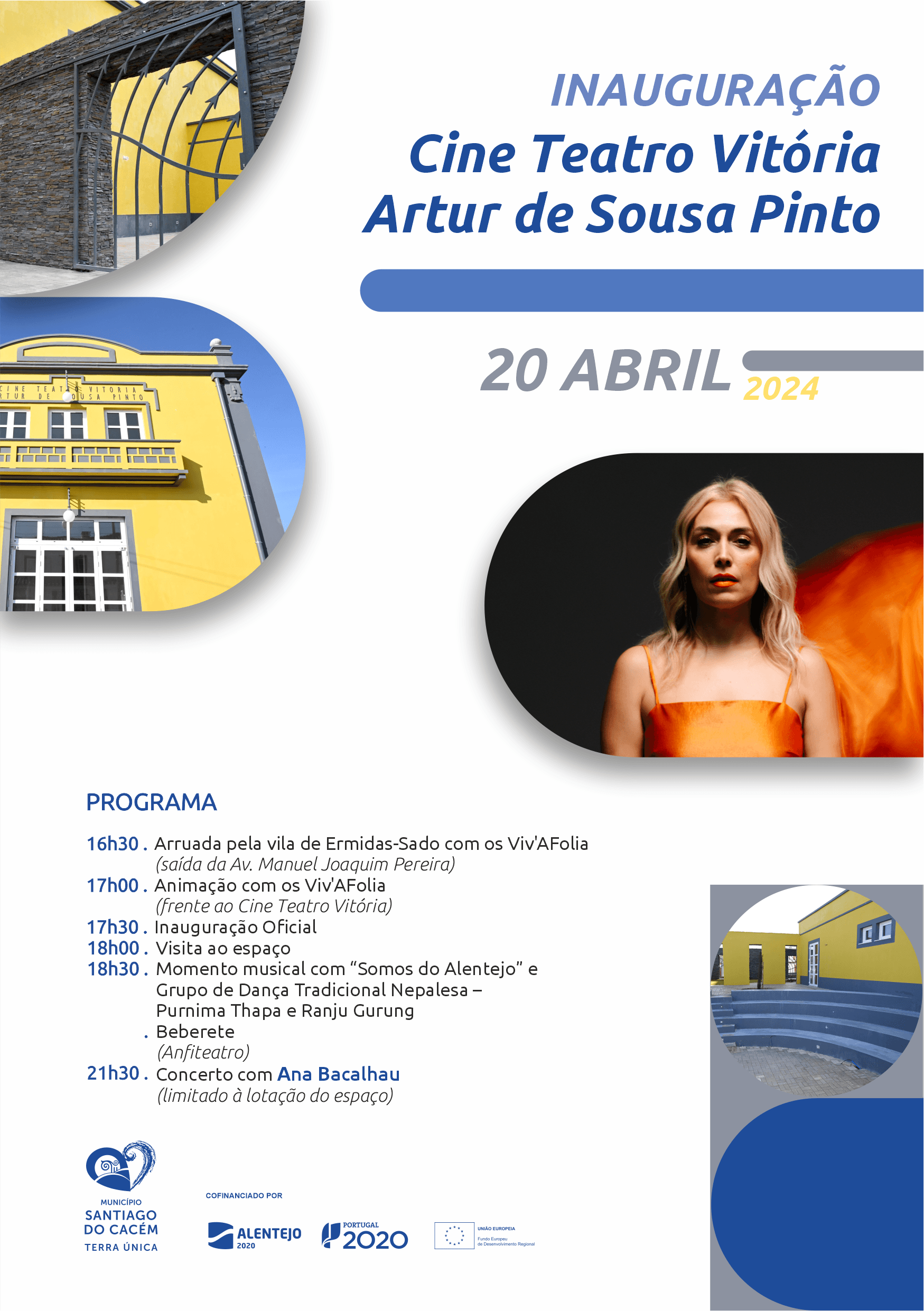 Programa da inauguração do cine teatro Vitória