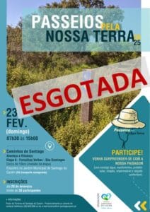 Passeios na Nossa Terra_Inscrições_Esgotadas