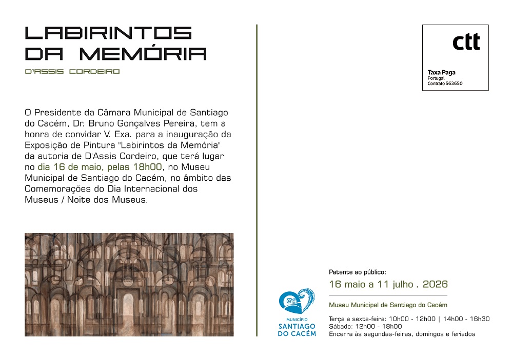 Exposição de Pintura "Labirintos de Memória" D'Assis Cordeiro