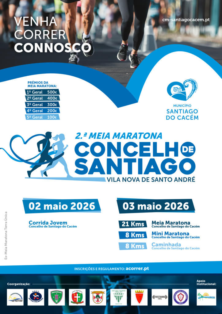 Meia Maratona Concelho de Santiago - Cartaz_ 2026