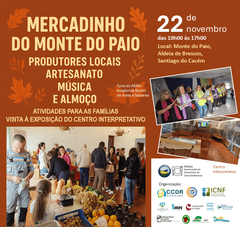 Mercadinho de Outono no Monte do Paio
