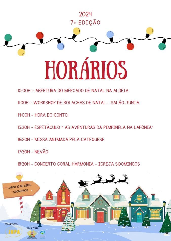 Mercado de Natal na Aldeia