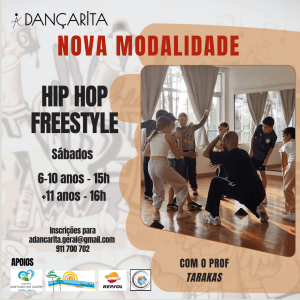 Nova modalidade - Hip Hop_dançarita