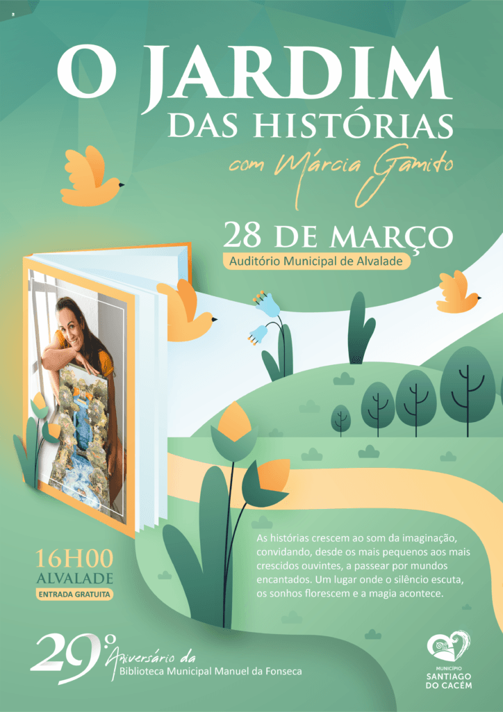 O Jardim das Histórias 29º Aniversário BMSC - Cartaz A3