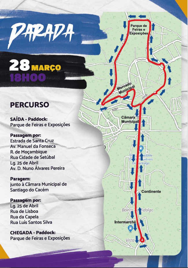 Parada enduro 28 março 18h00 santiago do cacém