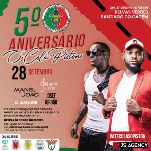 Aniversário Cola Pistons