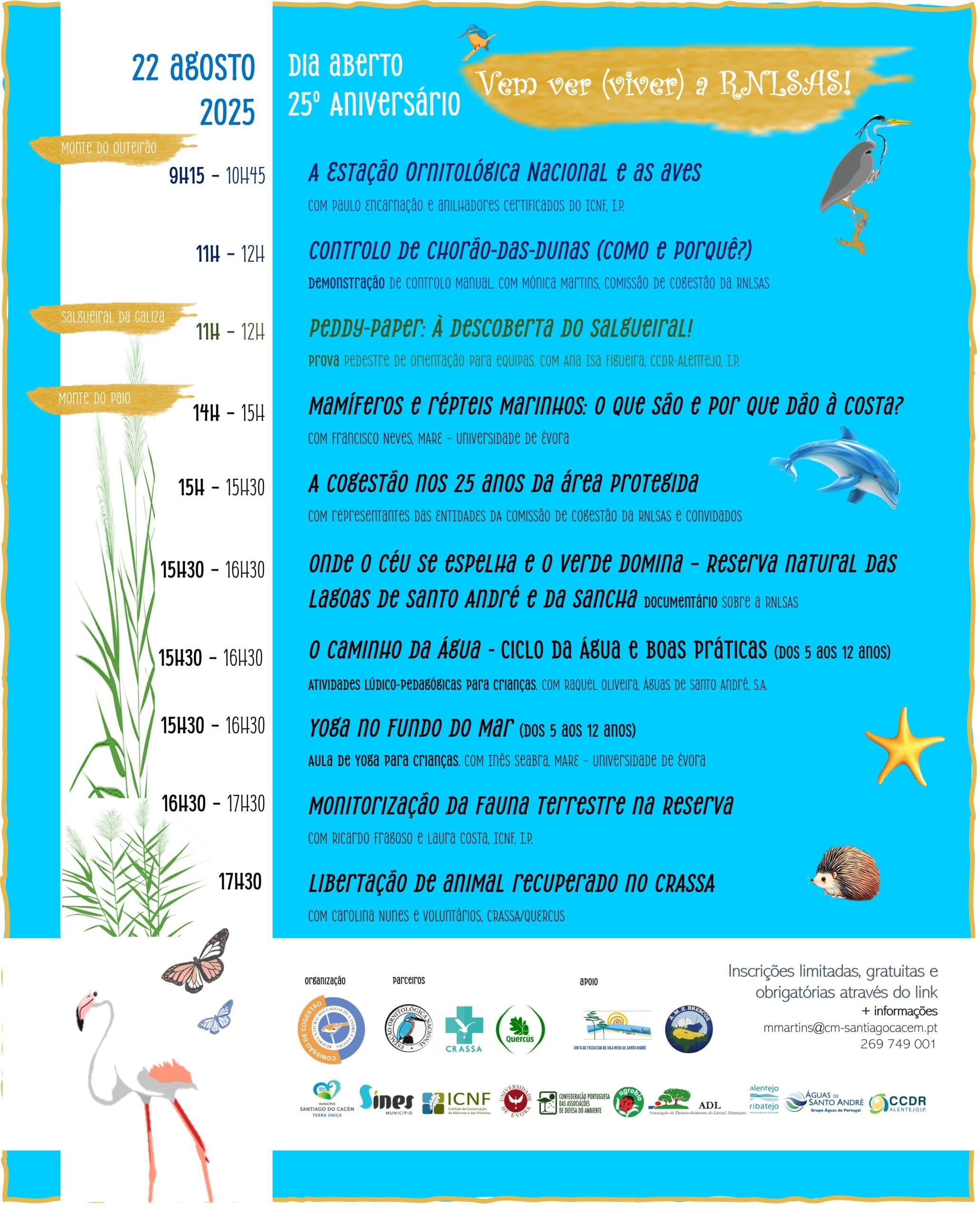 Programa 25º aniversário da RNLSAS