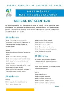 Programa Freguesia de Cercal do Alentejo 2024