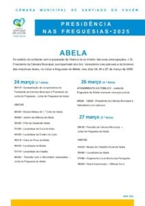 Programa – Presidência nas Freguesias 2025 – Abela