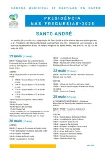Programa – Presidência nas Freguesias 2025 – Santo André