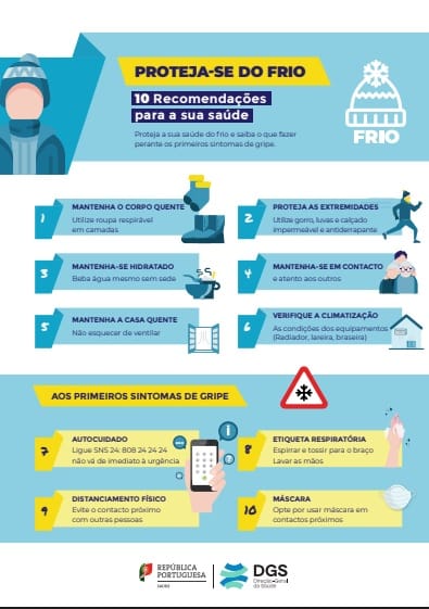 Prevenção em tempo frio