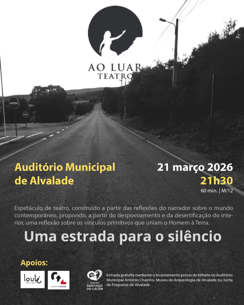 Peça de teatro "Uma estrada para o silêncio"pela companhia Luar Teatro