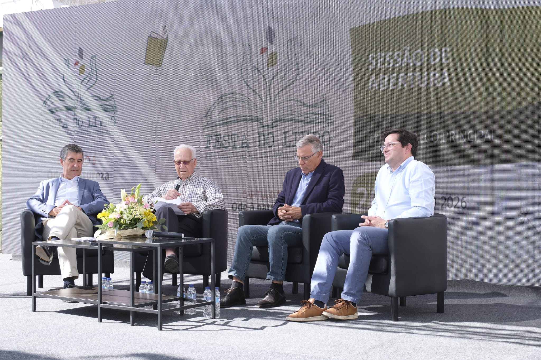 Festa do Livro - sessão de abertura 1
