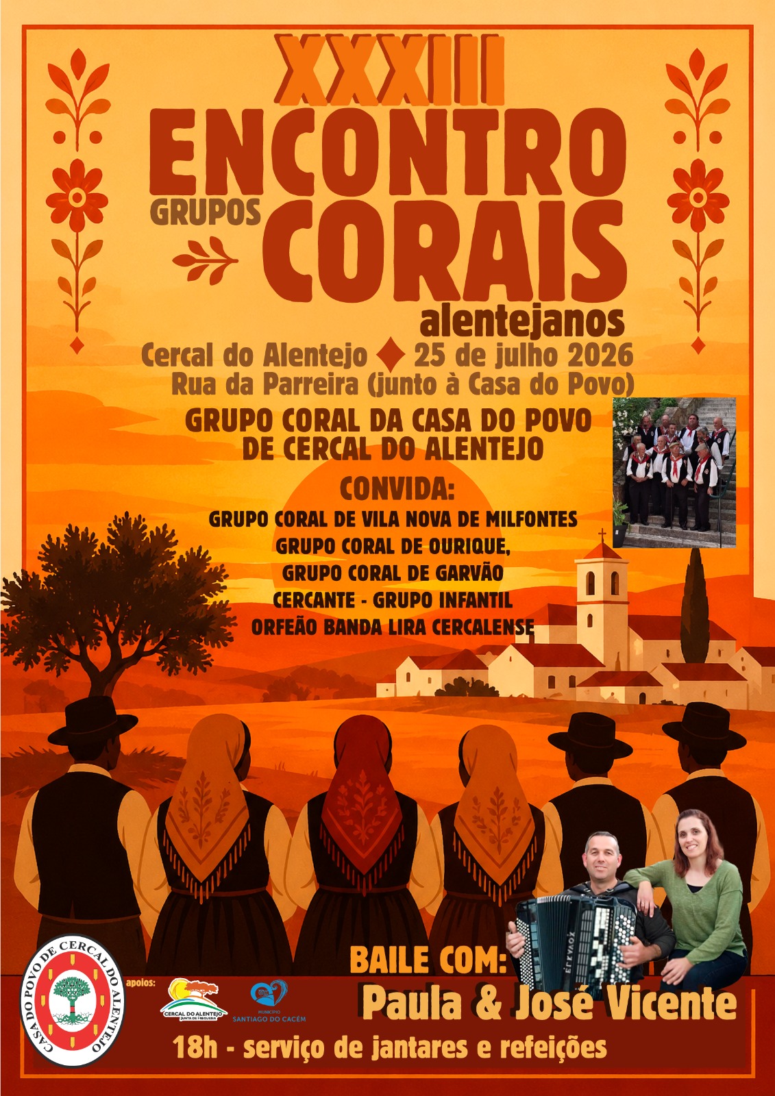 Encontro de grupo corais alentejanos