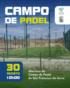 abertura campo padel s.francisco