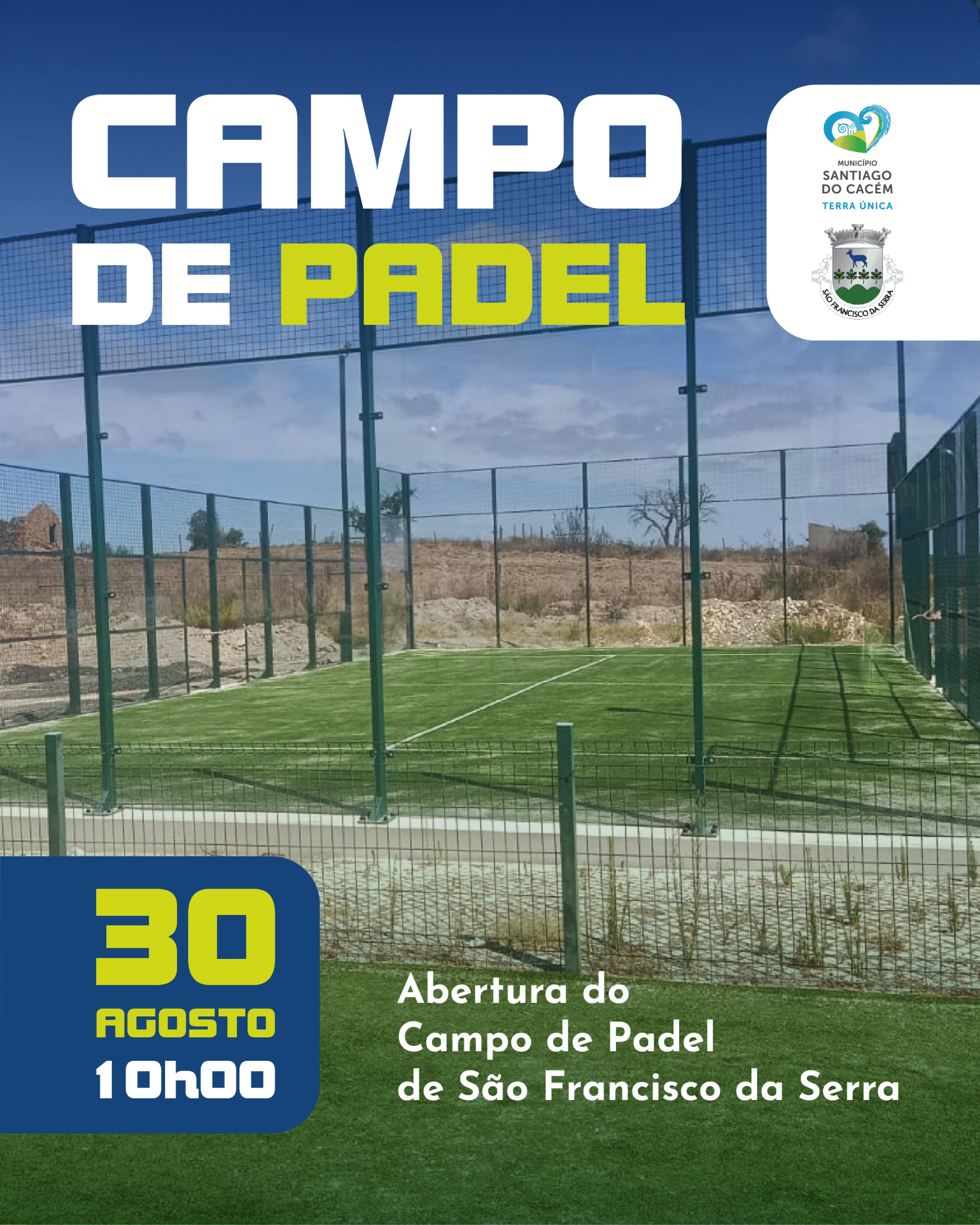 abertura campo padel s.francisco