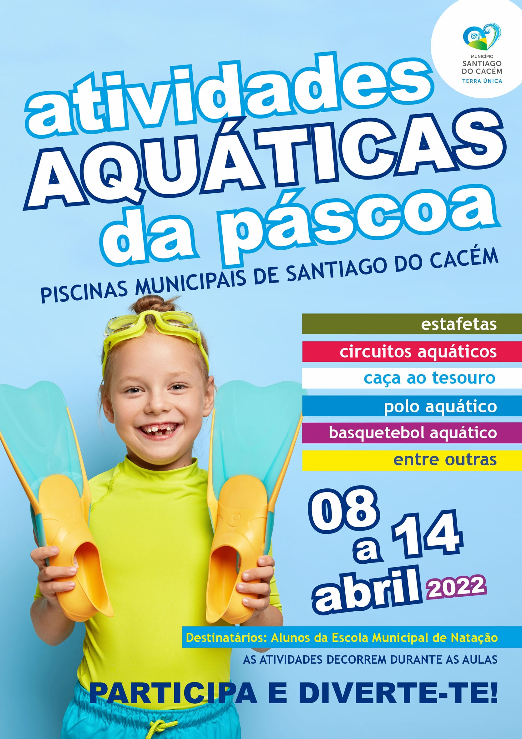 atividades aquaticas de pascoa