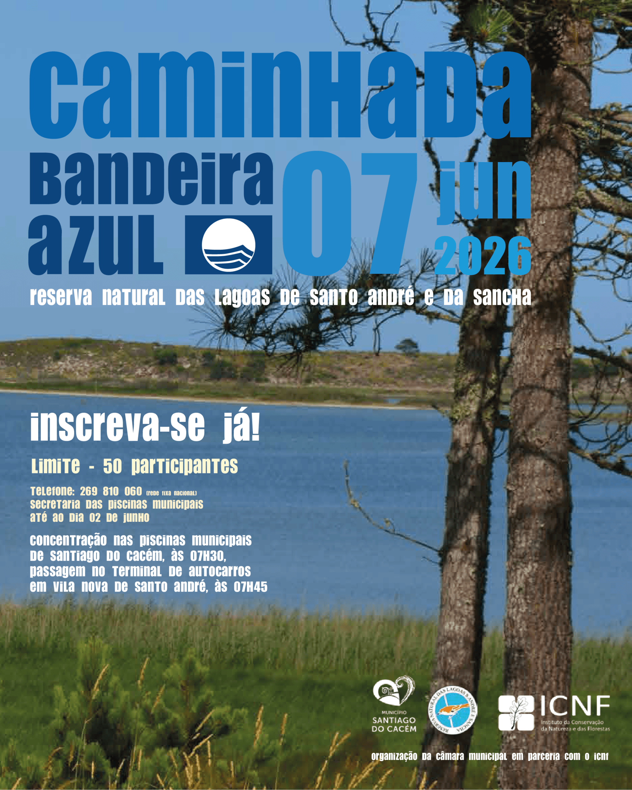 caminhada bandeira azul