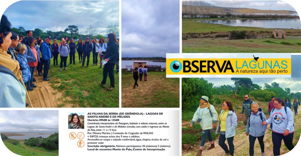 caminhada no âmbito do ObservaLagunas 2025