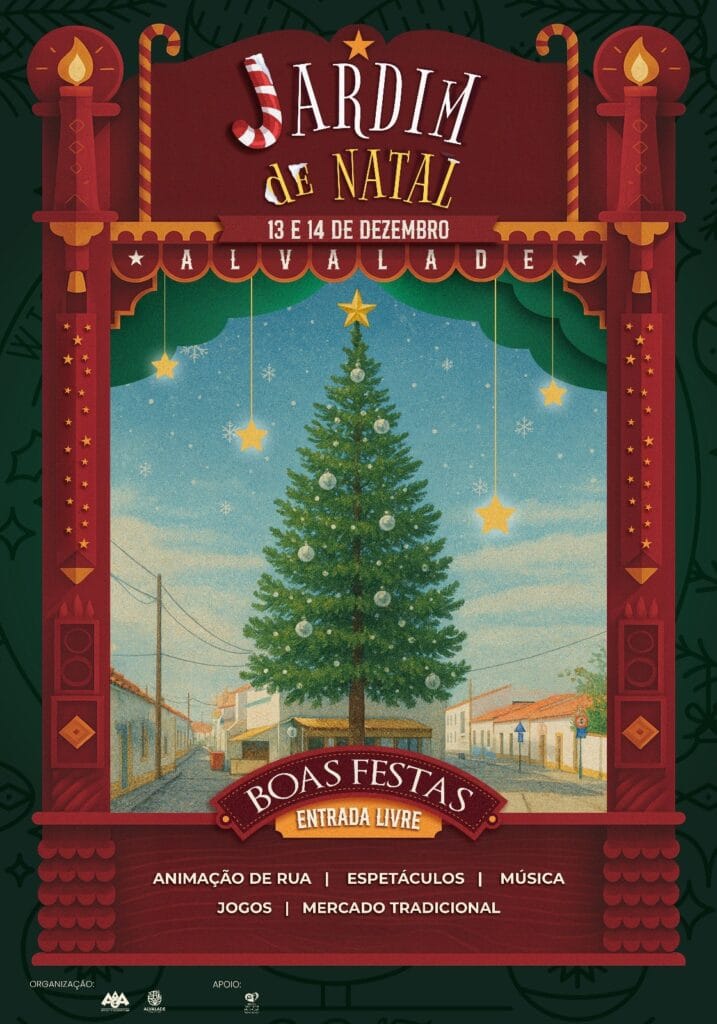 cartaz Jardim de Natal Alvalade