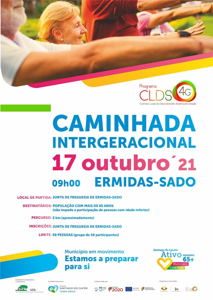 caminhada intergeracional